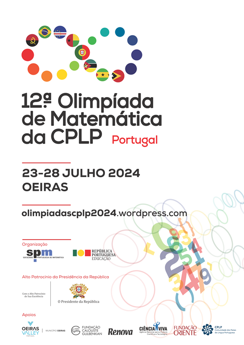 Cartaz 12 Olimpiadas Matematica CPLP